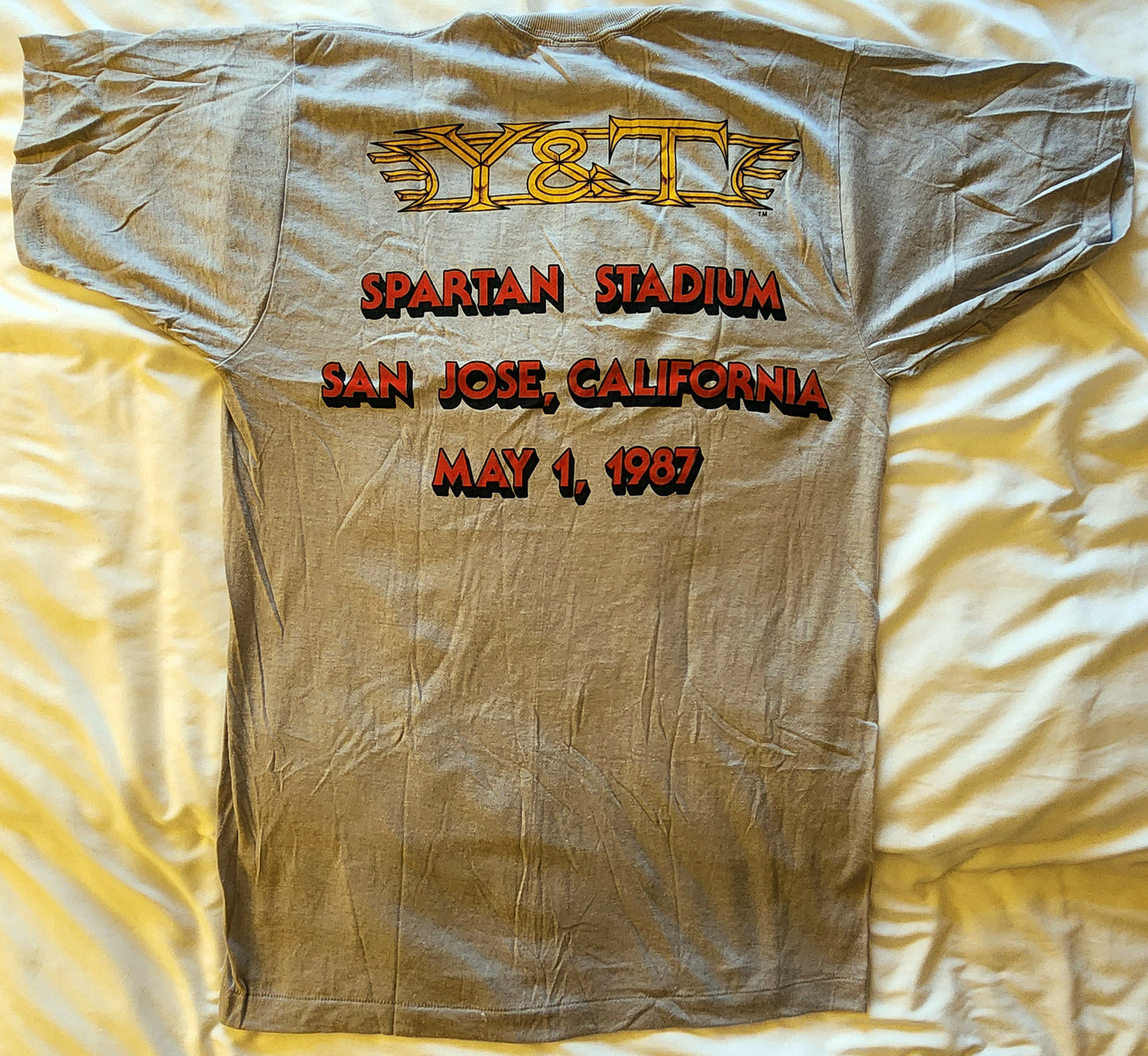 1987 Spartan Stadium Concert Tee Shirt