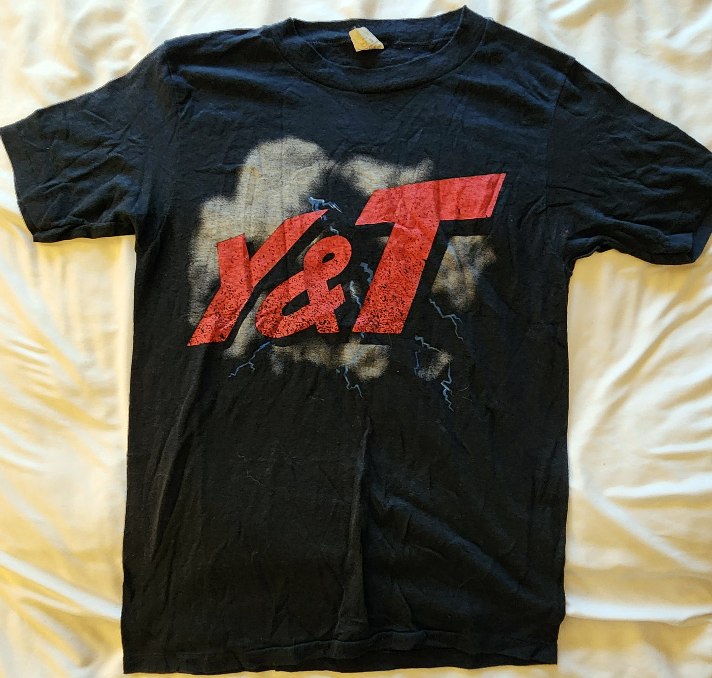 Y&T 1982 UK Tour Tee Shirt Small