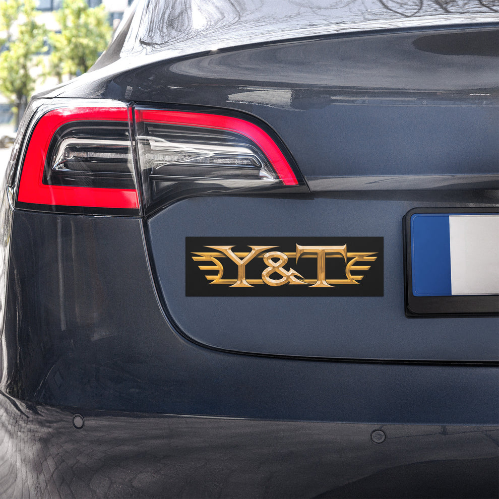 Y&T Logo Car Magnet