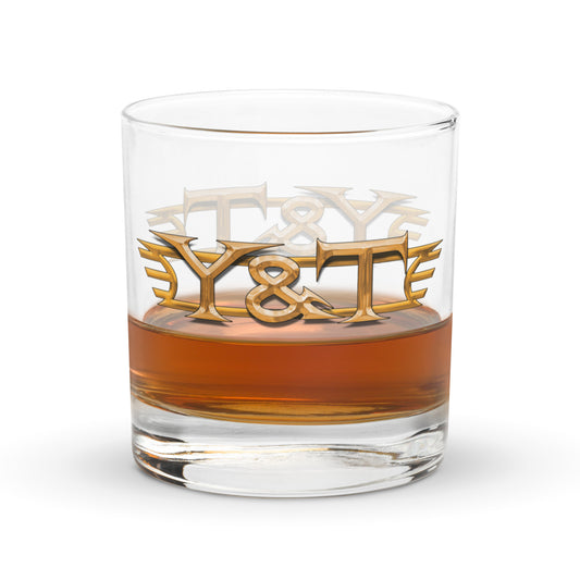 Y&T Rocks Glass