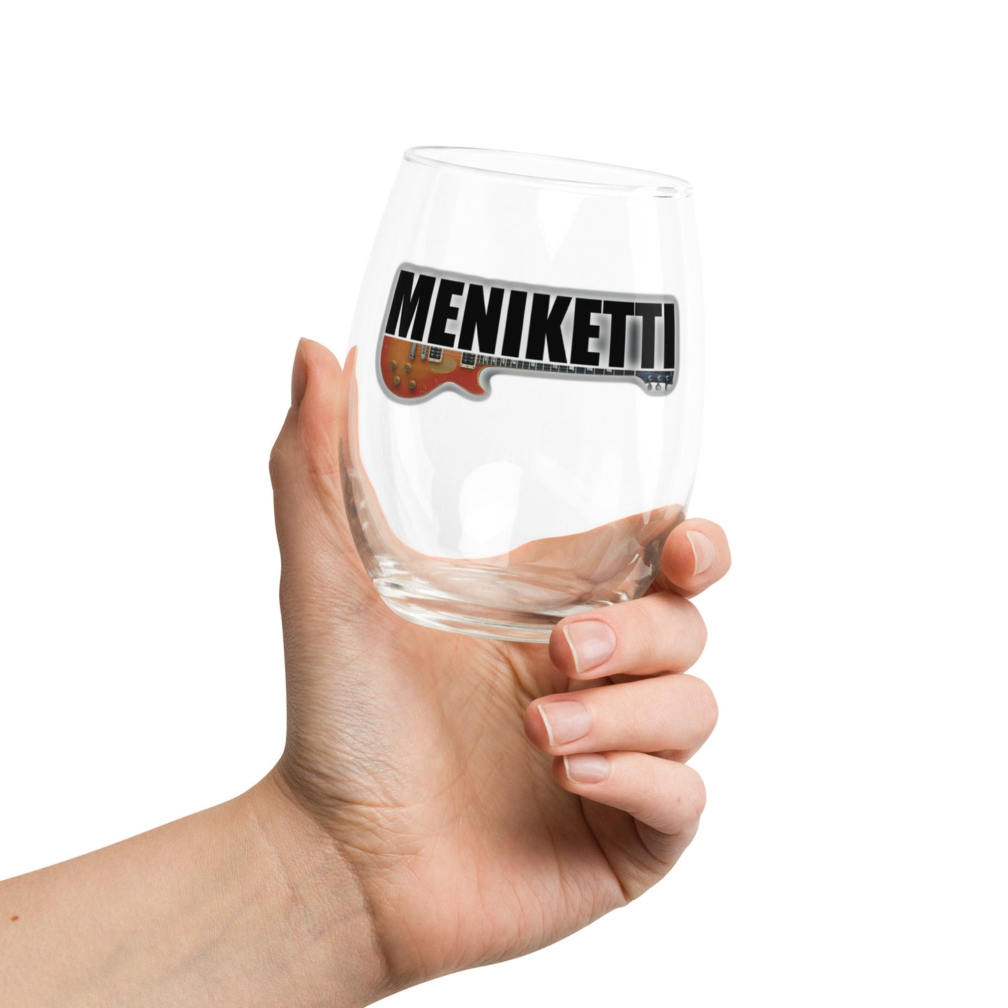 Meniketti Logo Stemless Wine Glass (15 oz)