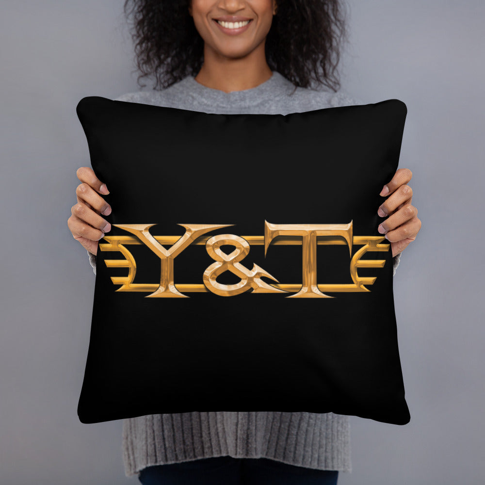 Y&T Logo Basic Pillow