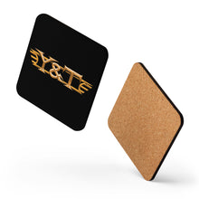 Load image into Gallery viewer, Y&amp;T Logo Cork-Back Coaster
