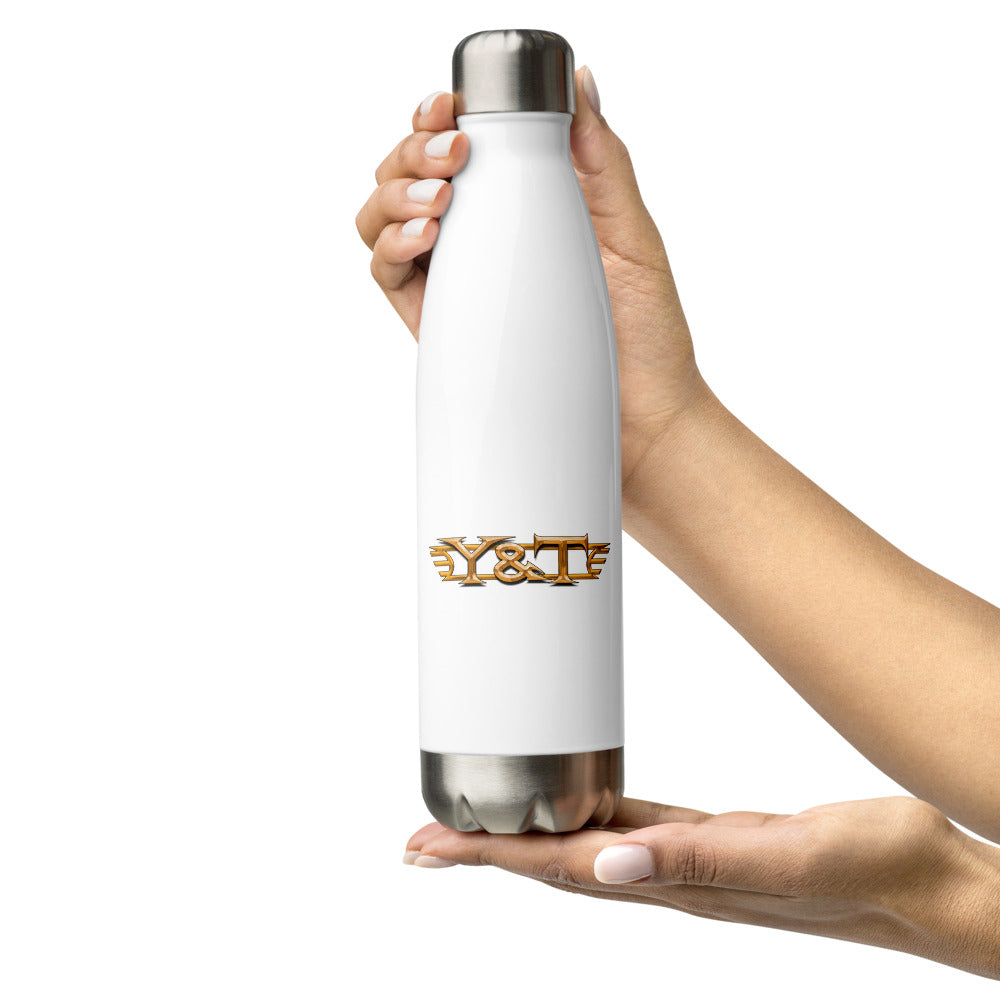 Y&T Logo Stainless Steel Water Bottle