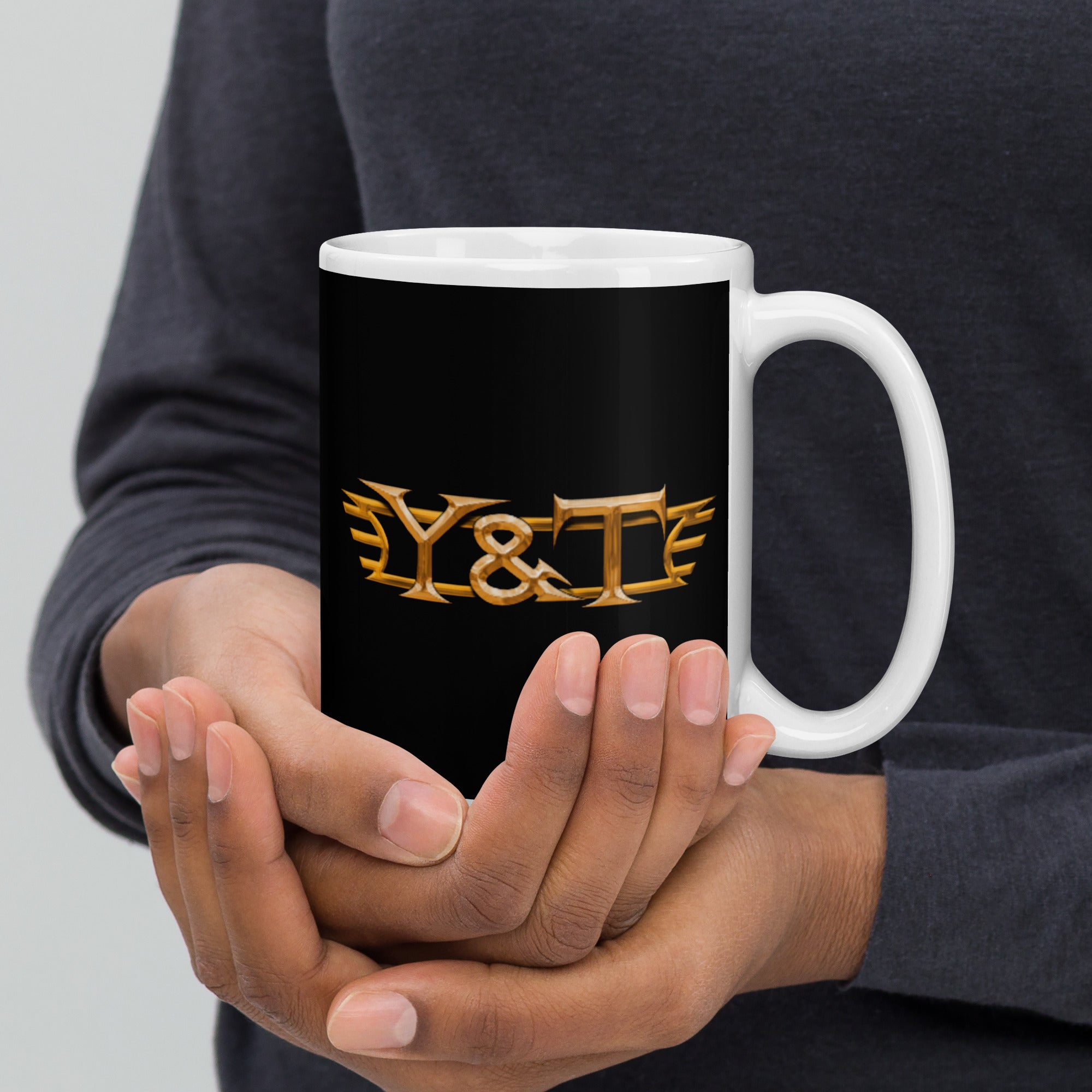 Y&T Logo Travel Mug with Handle (25 oz)